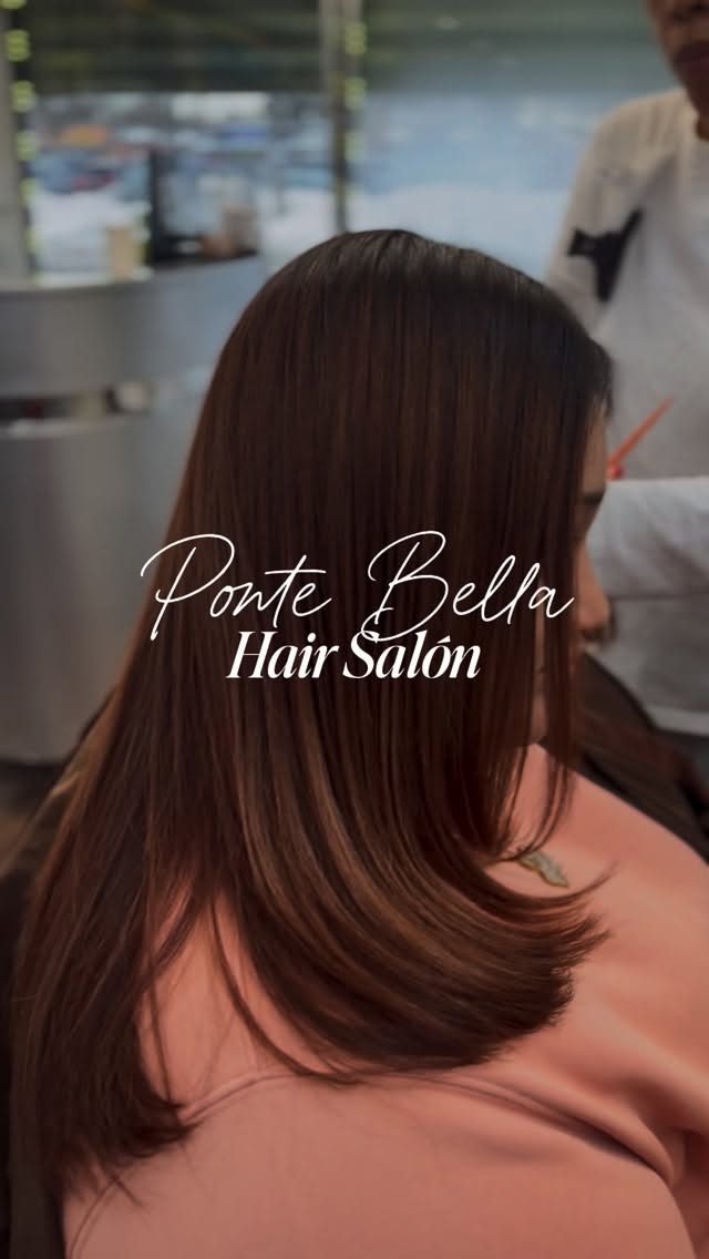Instagram post: silky brunette finish